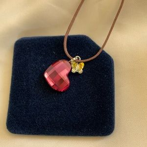 Swarovski Mini Heart Rose Pendant